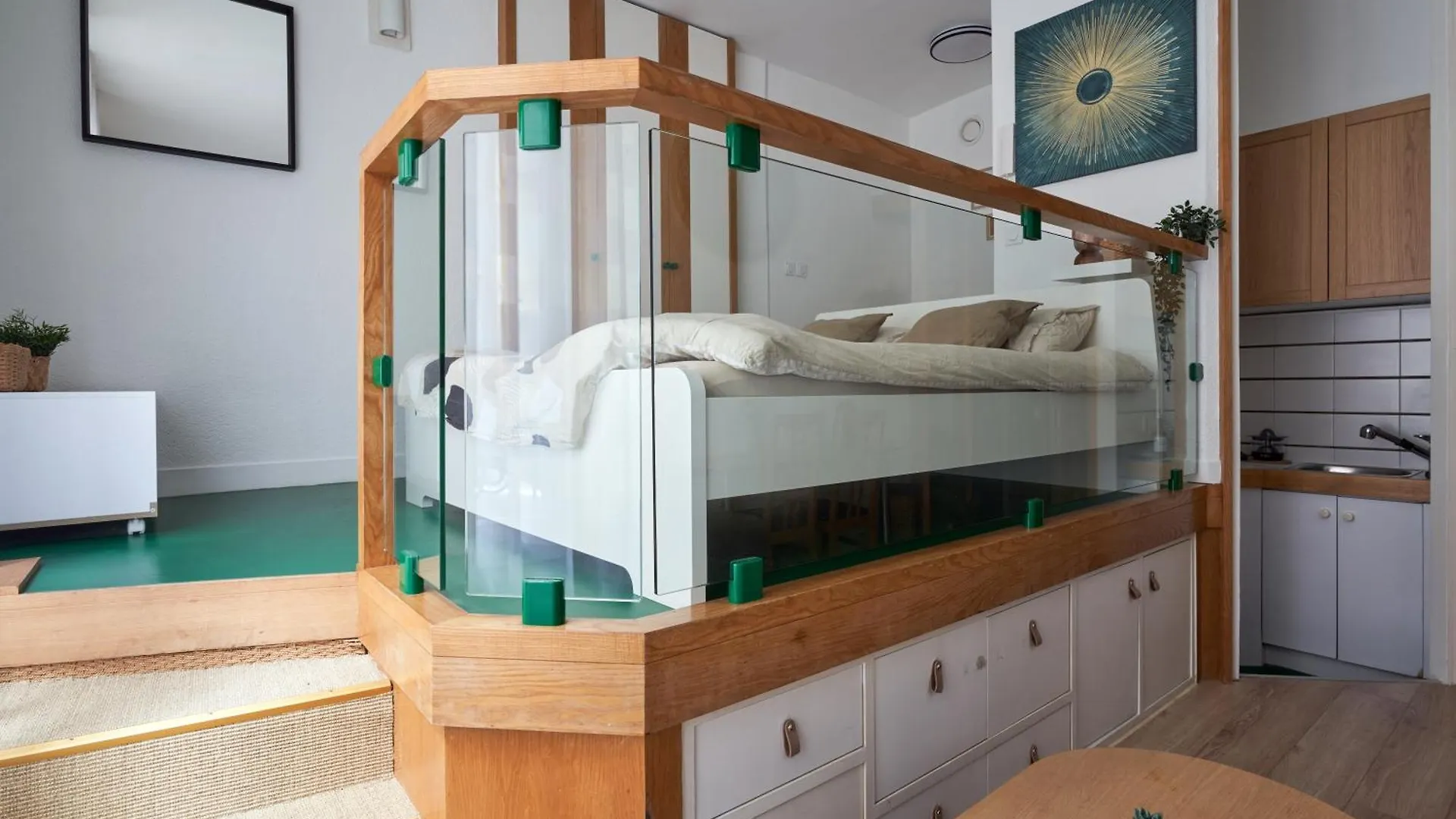 Contemporary Studio Apartment For 2 Ternes Paris France